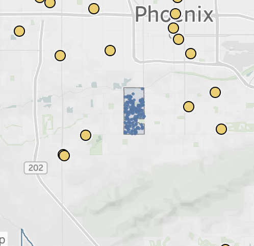 Roeser Precinct voter distribution