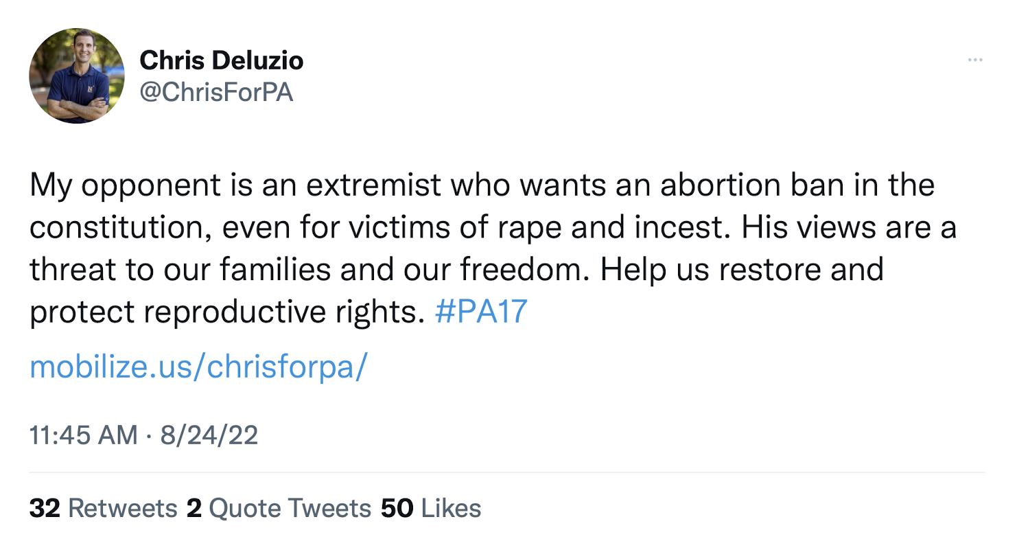 Abortion Tweet