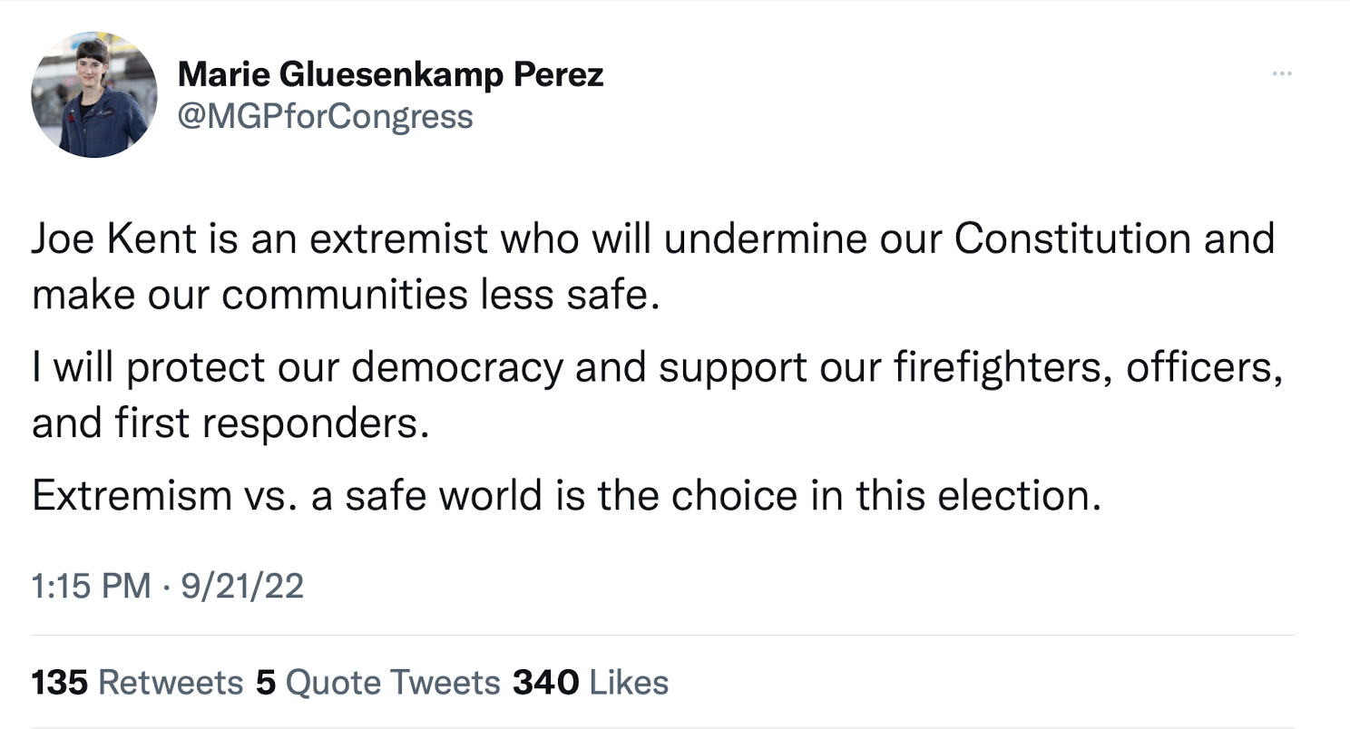Anti-Extremism Tweet