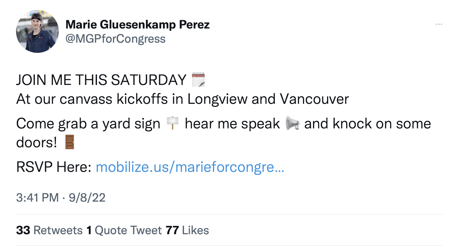 Mobilization Tweet