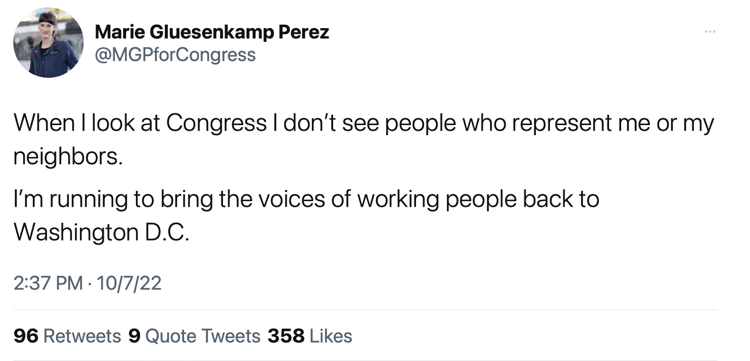 Working Class Tweet